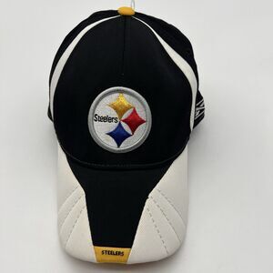 VTG Reebok NFL Authentic Sideline Pittsburgh Steelers Logo Cap Adult OSFA  Hat